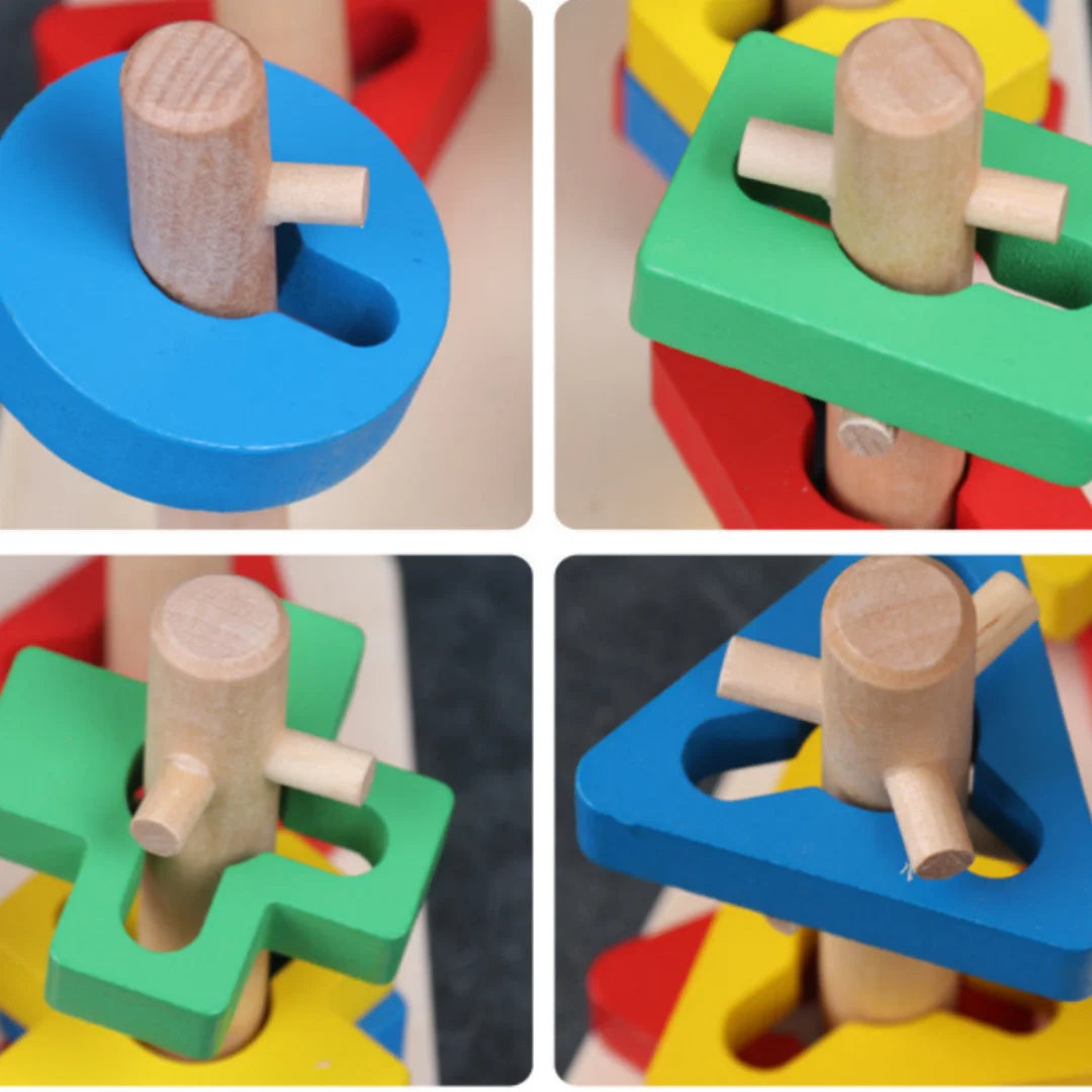 Montessori Wooden Logic Puzzle – Early Learning Toy for Toddlers | Educational Gift for Boys & Girls
