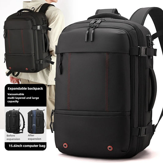 Expandable Vacuum Compression Backpack – Smart Travel & Laptop Companion