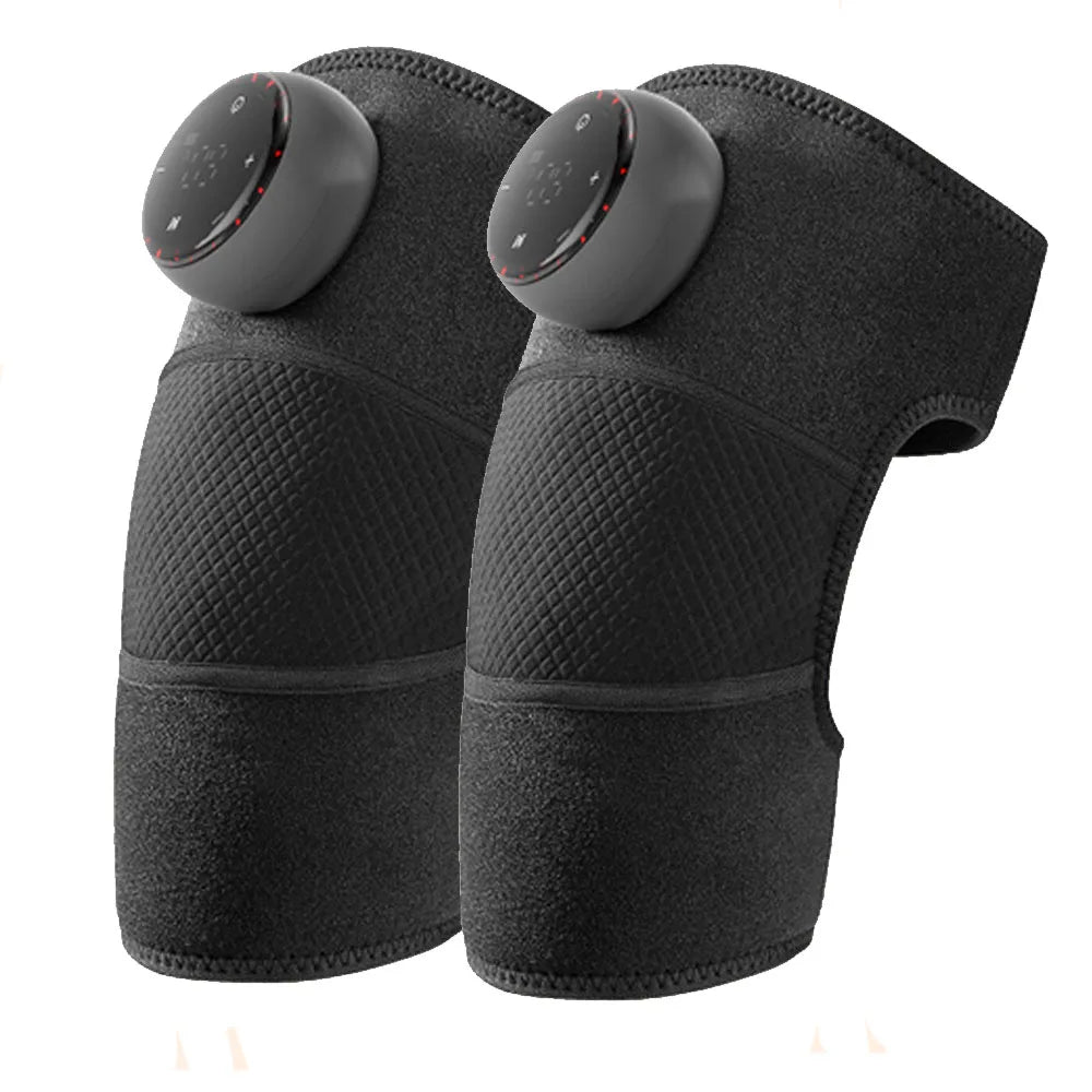 3-in-1 Wireless Heating & Vibration Therapy Wrap – For Knees, Shoulders & Elbows