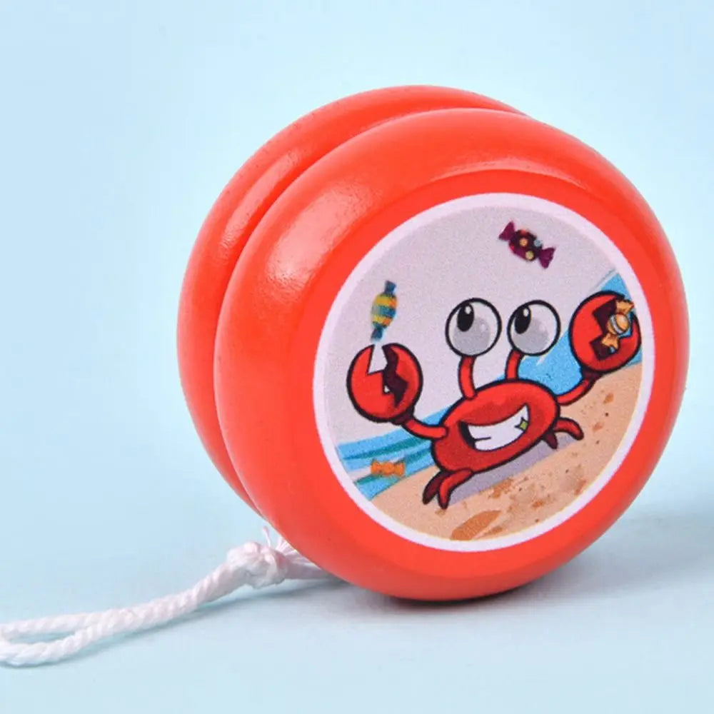High Quality Primary Wooden Yoyo Animal Creative Yoyo Toys Interest Concentration Children's Toys