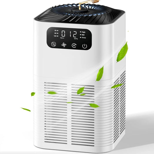 Home Air Purifier with Essential Oil Diffuser – EU Plug, Multi-Layer Filtration