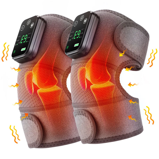 3-in-1 Heated Vibration Therapy Pad – Knee, Shoulder & Elbow Pain Relief Massager