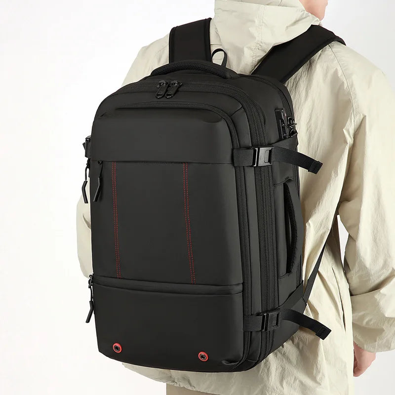 Expandable Vacuum Compression Backpack – Smart Travel & Laptop Companion